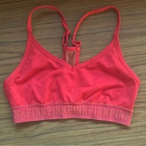 Red PINK sports bra